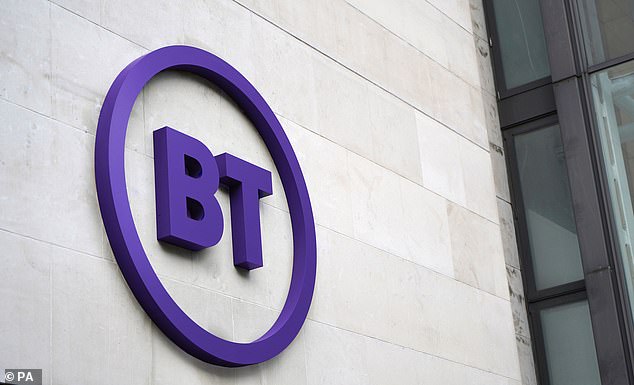 Earnings: BT saw profits grow by 49 per cent to £1.3billion for the latter nine months of 2022