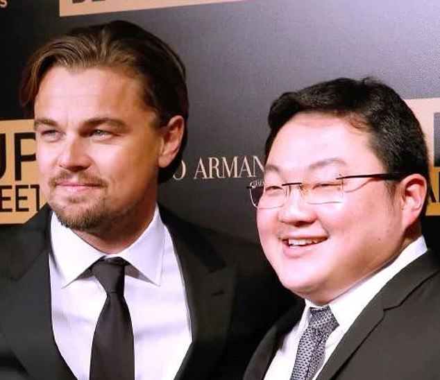Party-goers: Leonardo DiCapro and Jho Low were so close they partied together and called each other 'my man' and 'Ldogg