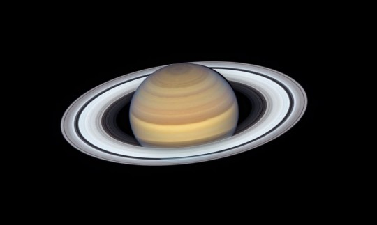 Saturn, captured by Nasa's Hubble telescope
