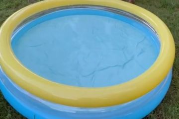 Mum shares tip so you can leave your paddling pool out overnight & keep bugs away