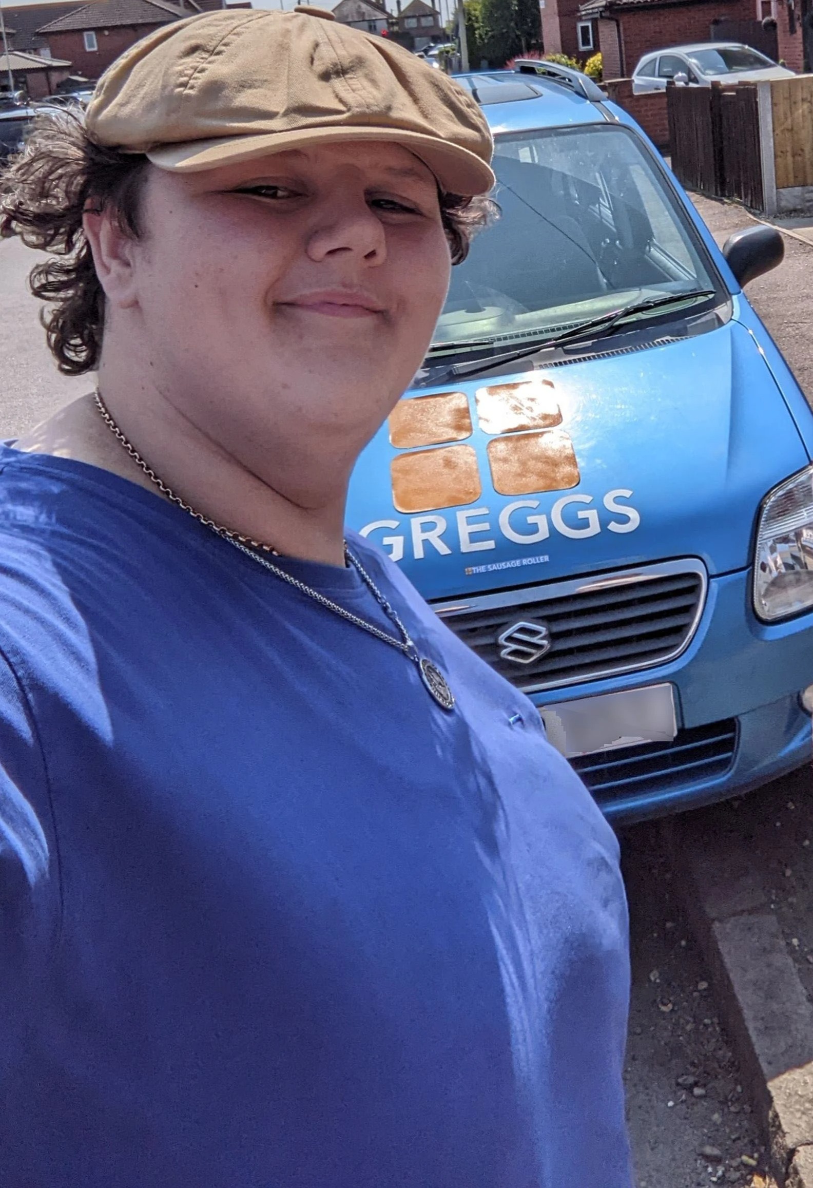 Greggs superfan Joe James pimped his car to pay tribute to the bakery chain