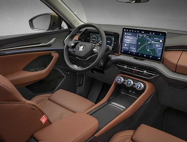 Other key features include a redesigned cockpit area with three physical 'smart dials' to adjust climate control and infotainment