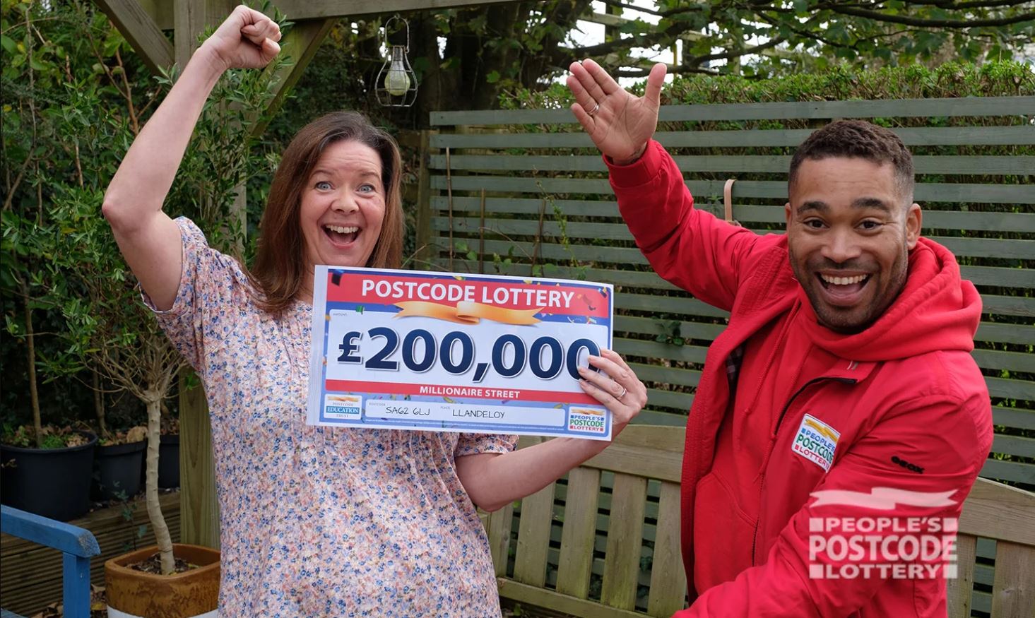 Maria won £200,000 in the Postcode Lottery but kept it hidden from her husband