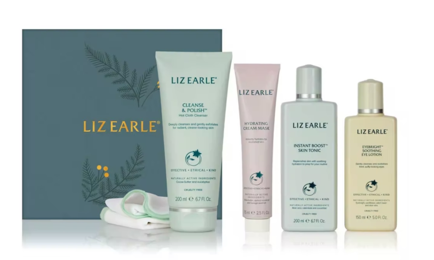 Save £57 on this full-size four-piece Liz Earle set