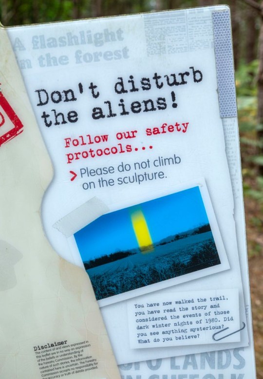 The Rendlesham Forest incident is often known as 'Britain's Roswell'
