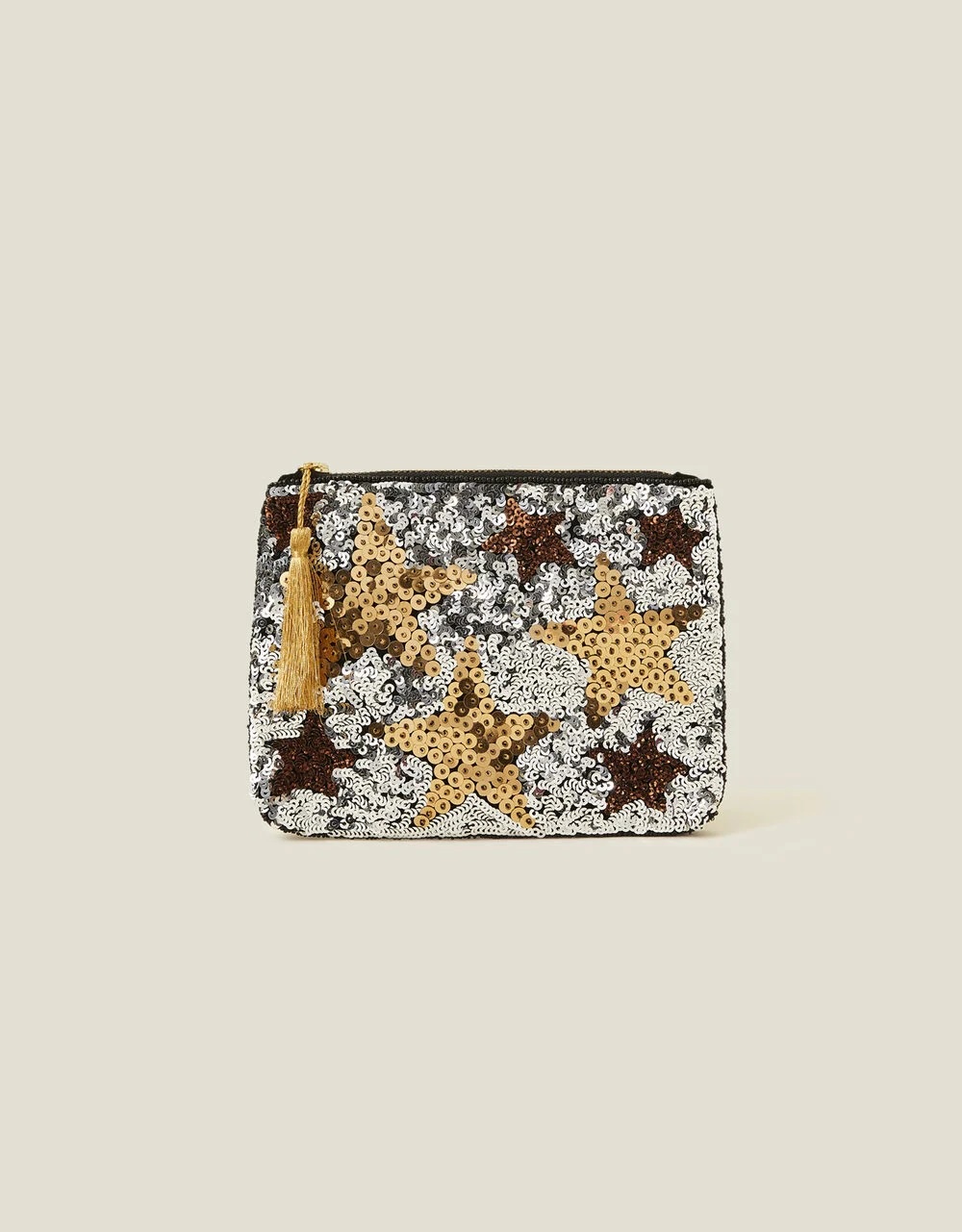 This sequin star pouch is down from £14 to £7 at Accessorize