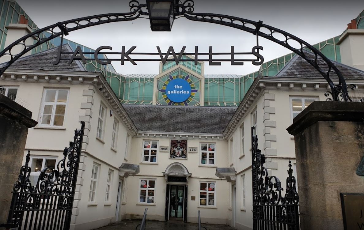 The Jack Wills shop in the Galleries shopping centre in Bristol will close its doors