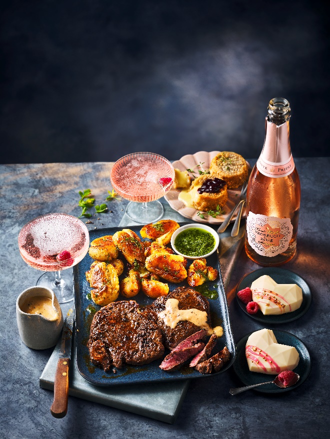 M&S shoppers can bag the Valentine's Day meal deal for £25, including fizz