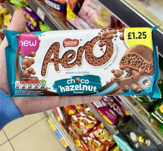 Nestle's latest chocolate and hazelnut treat