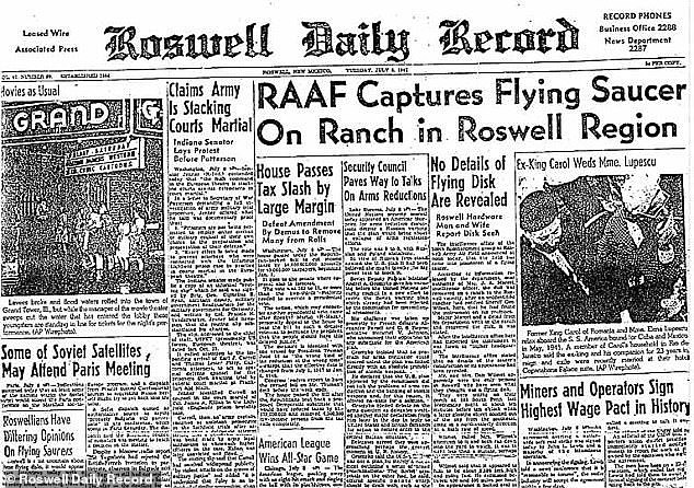 SUNY Albany physics professor Dr. Kevin Knuth, who spent four years developing machine-learning algorithms at NASA-Ames, told DailyMail.com he is 'skeptical' of the Mogul theory. 'The first story that was officially released was "RAAF captures a Flying Saucer,"' he noted