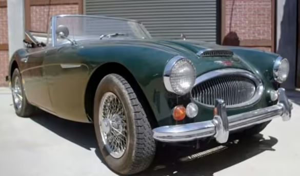 He managed to make a bumper £30,000 profit on a lovely classic Austin Healy 3000