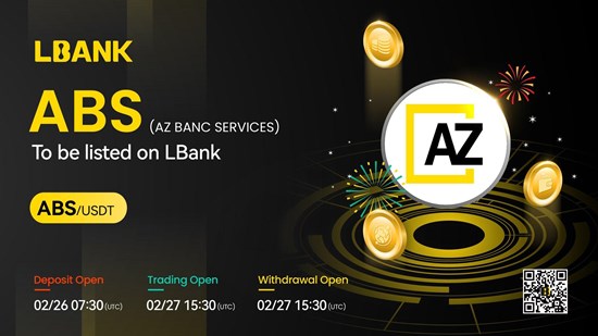 Cannot view this image? Visit: https://www.businesstelegraph.co.uk/wp-content/uploads/2024/02/LBank-Exchange-Will-List-AZ-BANC-SERVICES-ABS-on-February.jpg