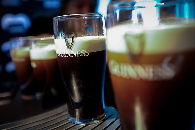 Raising a glass: Diageo is the group behind Guinness, Johnnie Walker and Smirnoff