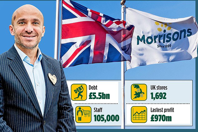 Figurehead: Rami Baitiéh is enormously enthusiastic about the idiosyncratic Morrisons model