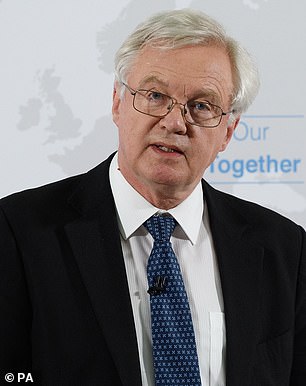 Support: Tory MP David Davis said the case was a ¿continuing miscarriage of justice¿
