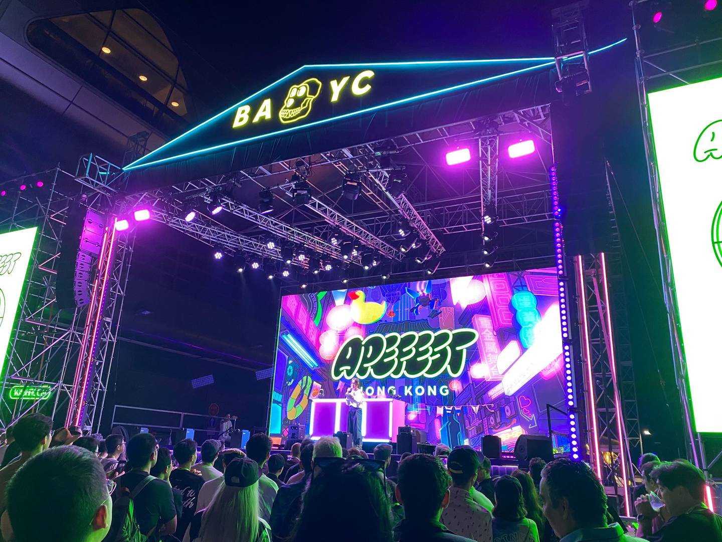 ApeFest stage Hong Kong