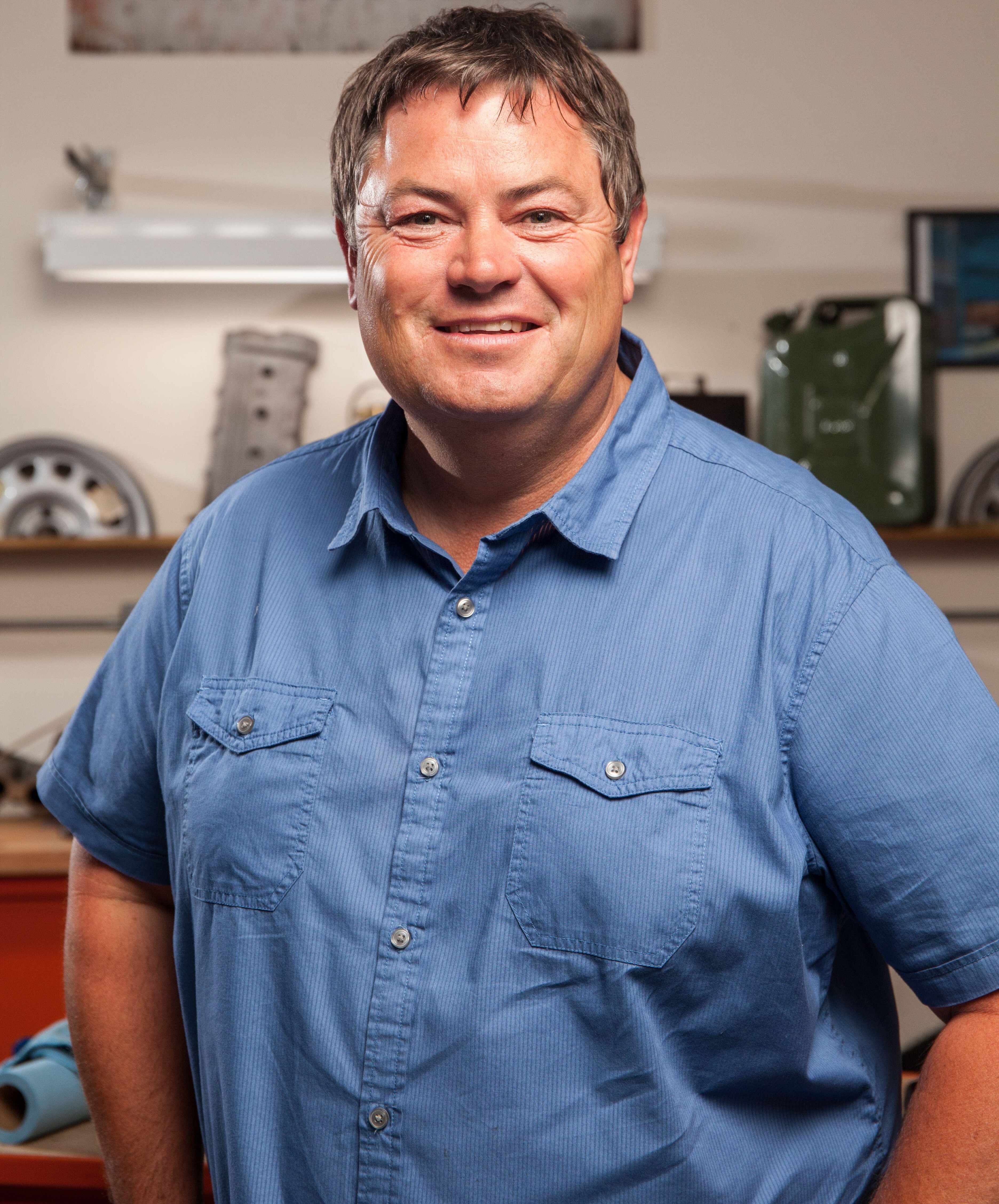 Wheeler Dealers presenter Mike Brewer has opened up about cleaning tools at his dad's garage prior to his successful career