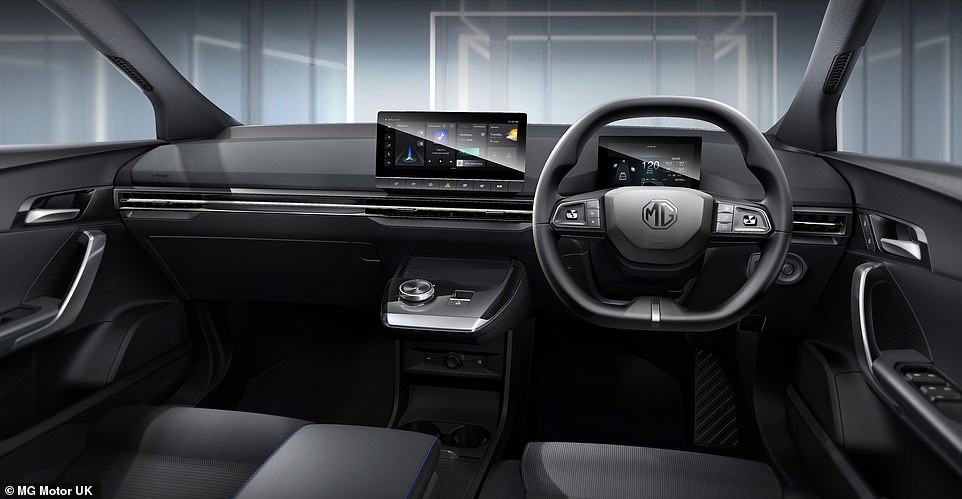 While the interior is pretty basic, it's inoffensive. We particularly like the drive selector control dial mounted on a platform in the centre console to ensure it's in easy reach